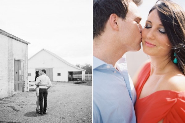 engagement-photos-tennessee-coral-dress-kiss-600×399