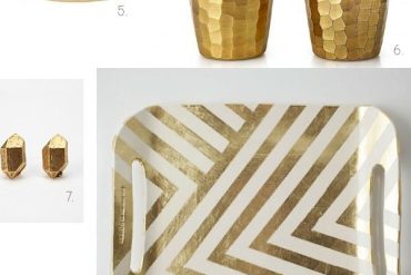 Gold And Bone White Modern Organic Wedding Ideas