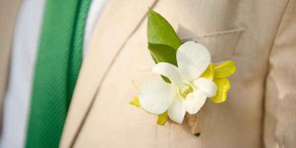 Green Wedding Tie