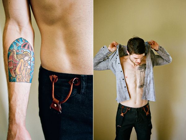 Groom Tattoo Suspenders