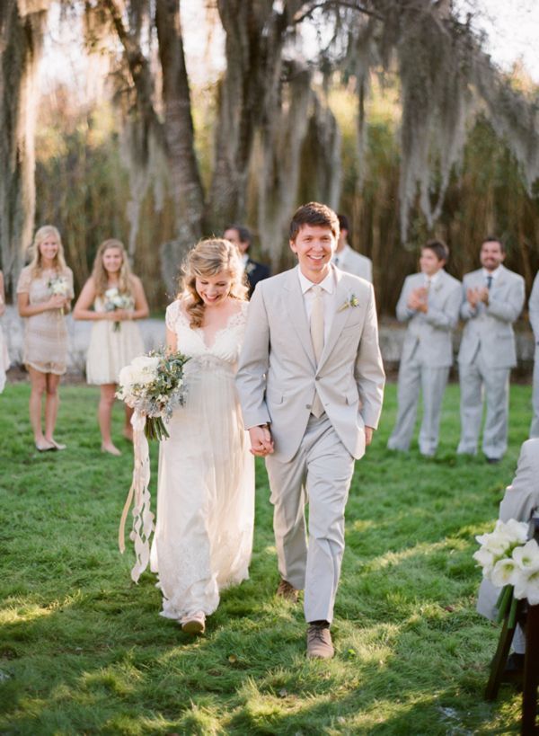 ivory-tan-light-gray-lace-wedding-outdoors