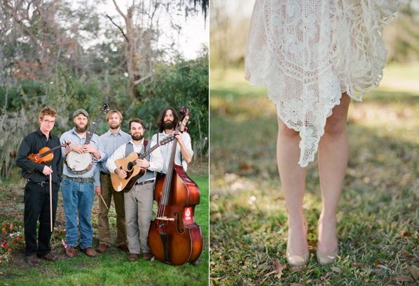 magnolia-plantation-charleston-wedding-bluegrass-band-lace-bridesmaid-dress