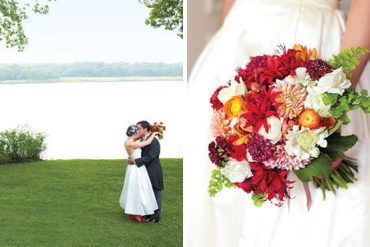Red And Pink Wedding Bouquet