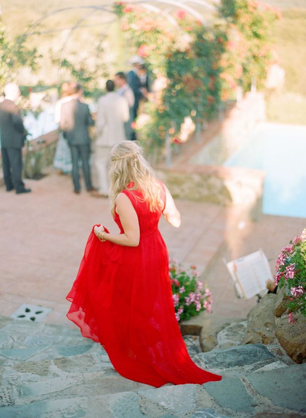 red-bridesmaid