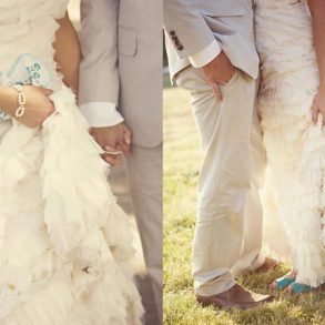 Ruffle Layer Wedding Dress
