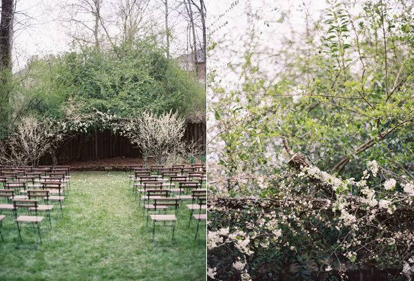 spring-backyard-wedding-ceremony-white-blossoms