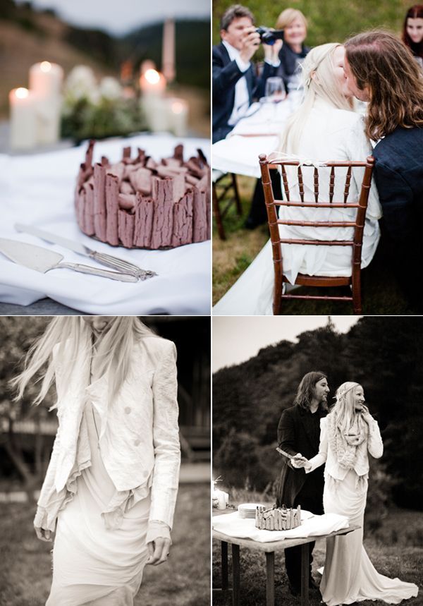 Unique Chocolate Wedding Cake Ideas
