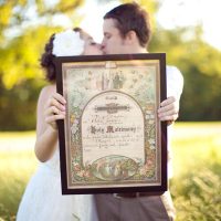 Vintage Marriage Certificate