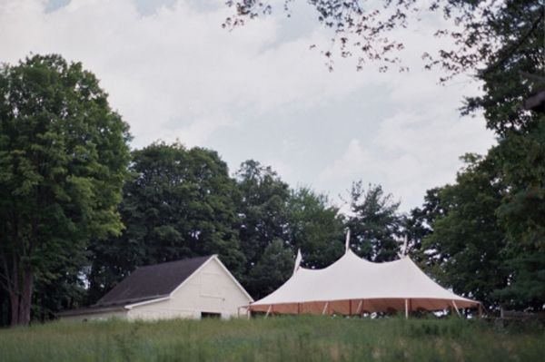 Vintage White Wedding Tent