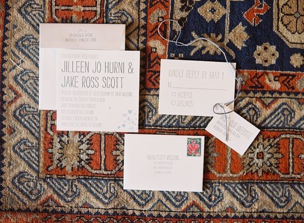 Wedding Letterpress Invitations Stationary Custom Paper Goods