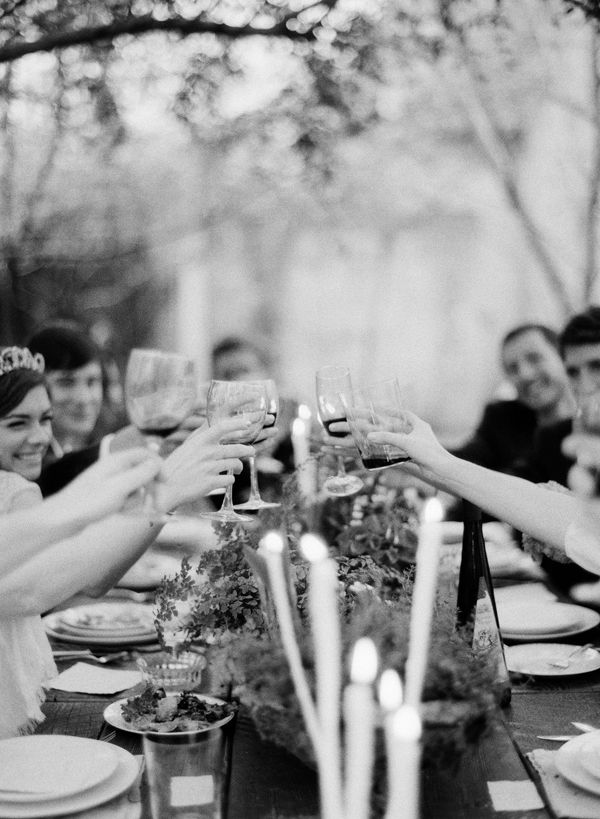 wedding-toast-wine-salute-cheers-handmade-candles-reception-tiara
