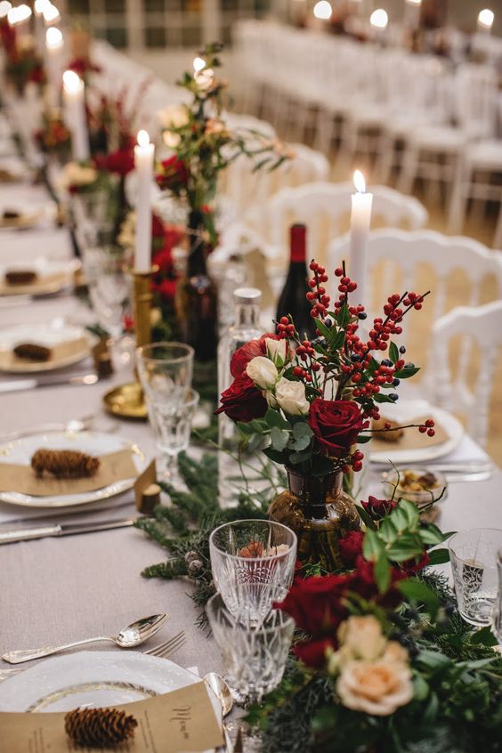  colorful winter wedding flowers