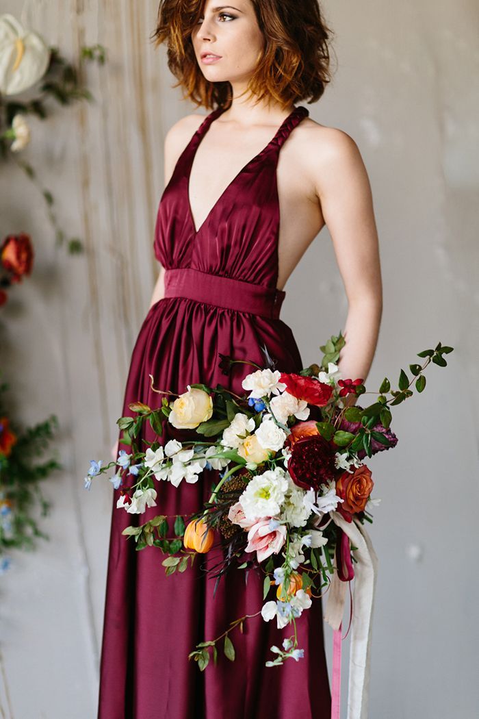 18-burgundy-wedding-dress-inspiration