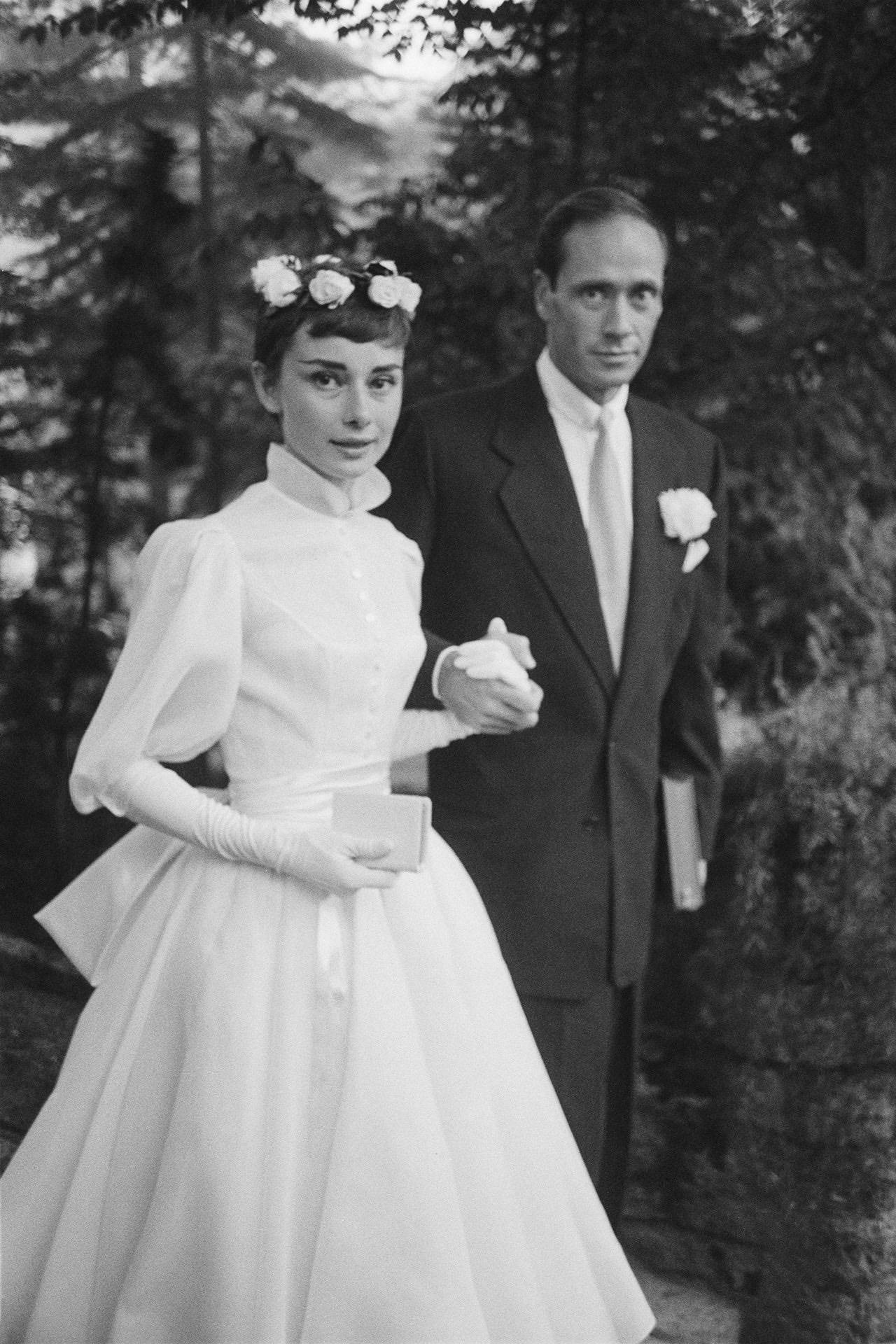 Audrey Hepburn's 1954 wedding dress
