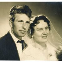 Bride and groom from 1955