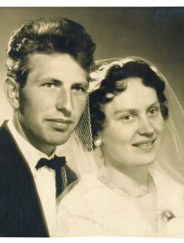 Bride and groom from 1955