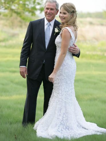 Jenna Bush on her wedding day