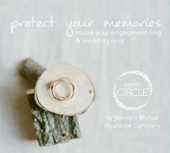 Insure your ring with Perfect Circle PreOwned Wedding Dresses