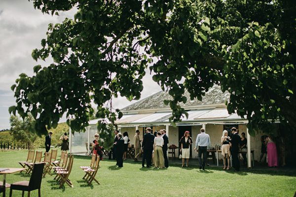 Australia Wedding Ceremony Outdoors Winery