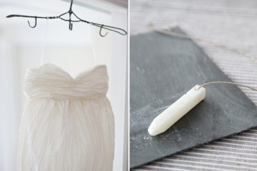 Bay Cottage Wedding Dress Chalkboard Guestbook