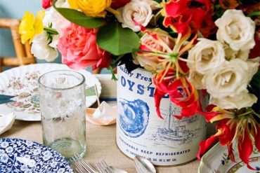 Blue Country Tablescape