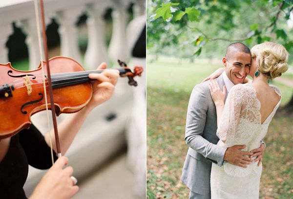 Bride And Groom Violin