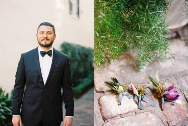 charleston-wedding-groom-style-boutonniere-fuscia-blue-600×405