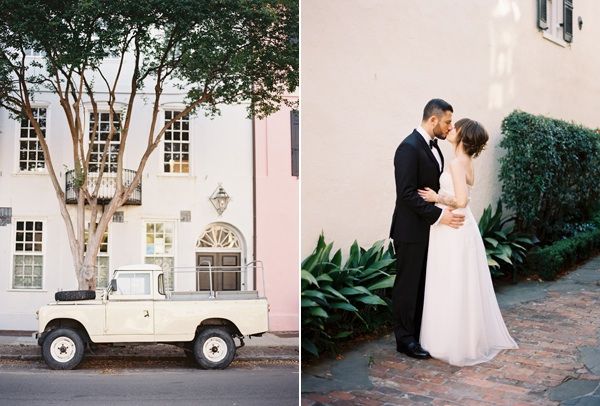 charleston-wedding-truck-scenery-bride-groom-kiss