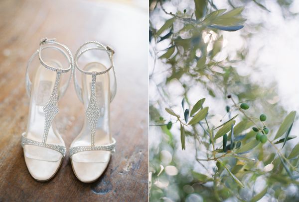 Collette Dinnnigan Bling Sparkle Wedding Shoes
