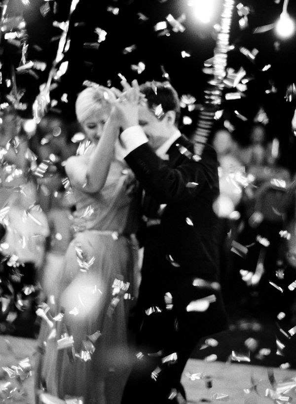 Confetti Bomb Wedding Dancing