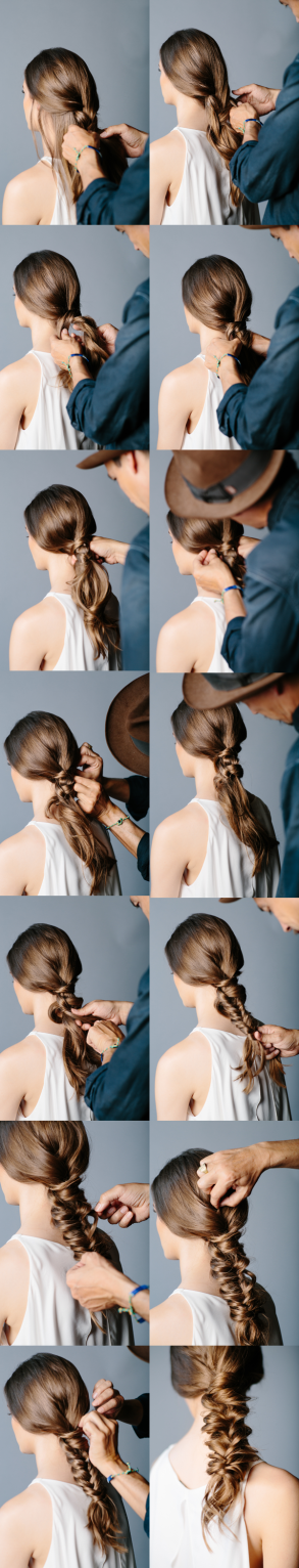 Diy Messy Fishtail Braid Diy Weddings Oncewed Comdiy Tutorial Fishtail Braid