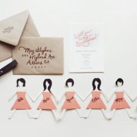 diy bridesmaids cards