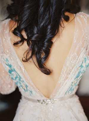 elegant-gray-and-blue-wedding-dress