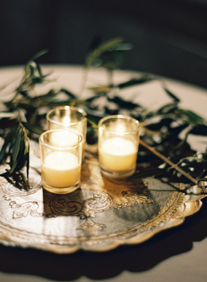 elegant-rustic-wedding-candles
