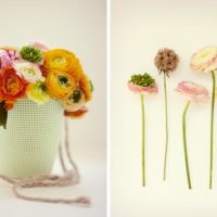 fabric flower container 1