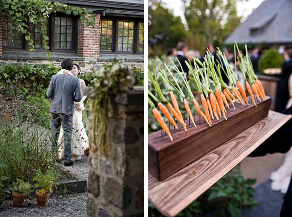 Farm Wedding Carrot Vegetable Decor