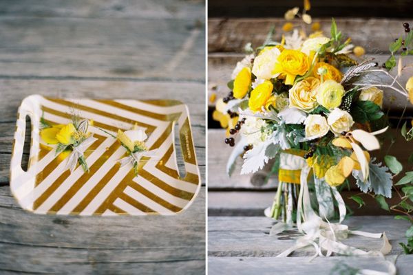 Farm Yellow Wedding Flower Ideas