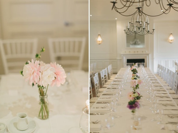 great-gatsby-wedding-banquet-style-reception-dining-room-pink-white-white-budvase-centerpieces
