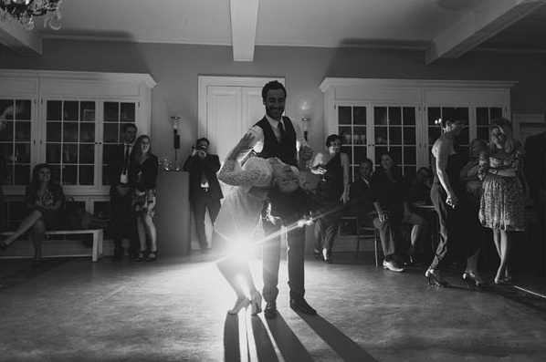 Great Gatsby Wedding First Dance Reception Bride Groom Swing Dance