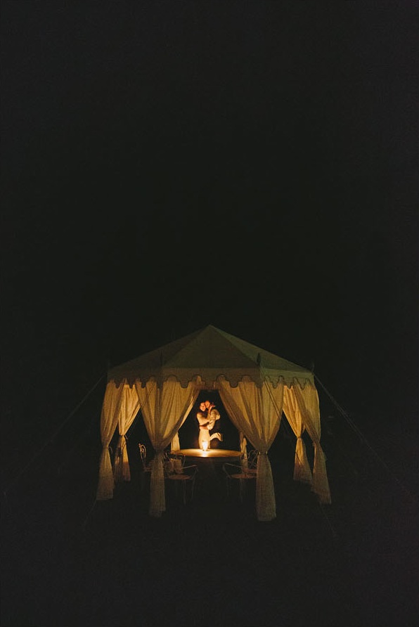 Great Gatsby Wedding Outdoor Reception Tent Lighting Elegant