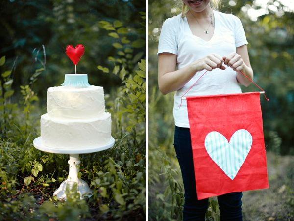 Heart Cake Topper Ideas