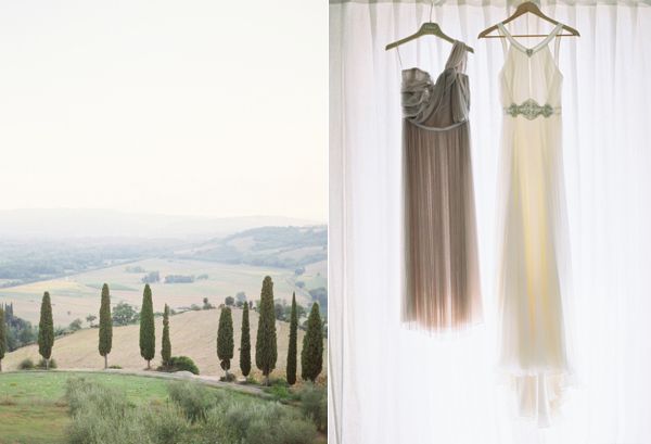 Jenny Packham Chloe Wedding Dress Tuscan Countryside