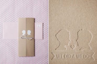 Kraft Paper Wedding Invitations