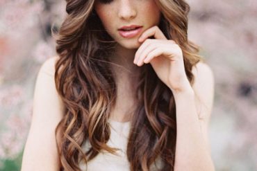 Natural Wedding Hairstyles Wavy Curly Long Hair