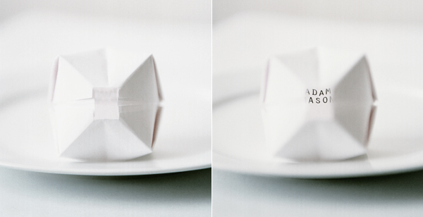 Oragami Paper Balloon Place Cards