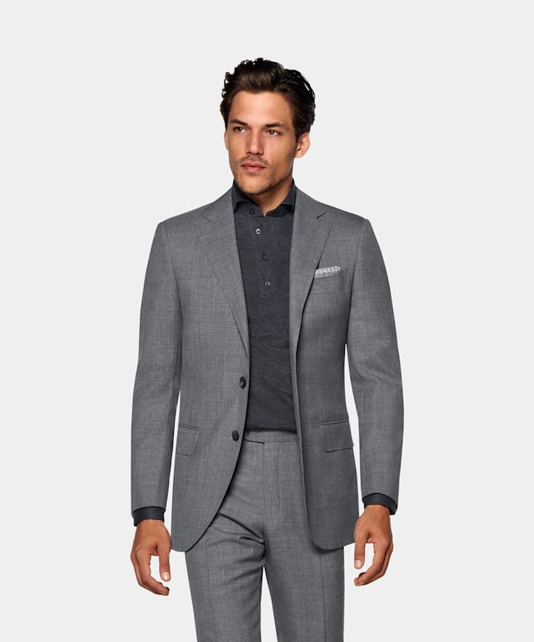 Mid Grey Lazio Suit by Suit Supply
