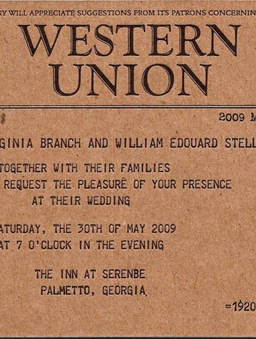 telegram wedding invitation