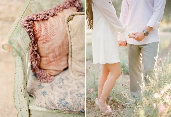 whimsical-ranch-engagement-pink-green-decor-white-dress-wedding-hair