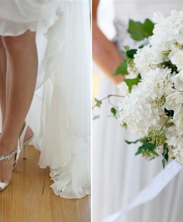 White Elegant Wedding Bouquet