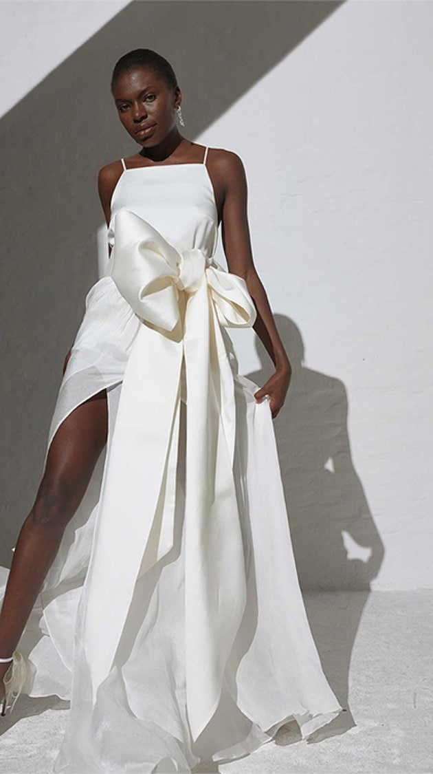 Kaviar Gauche dress with giant front bow